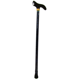 C106 Folding Cane with Wood T Handle Grip